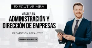 Imagen representativa de un programa MBA en la Escuela de Negocios de la Cámara de Comercio de Valladolid, centrado en formación avanzada en gestión empresarial y estrategia